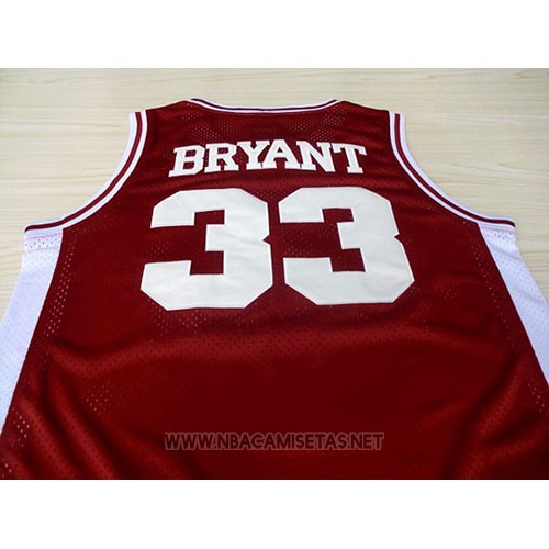 Camiseta Lower Merion Kobe Bryant NO 33 Rojo